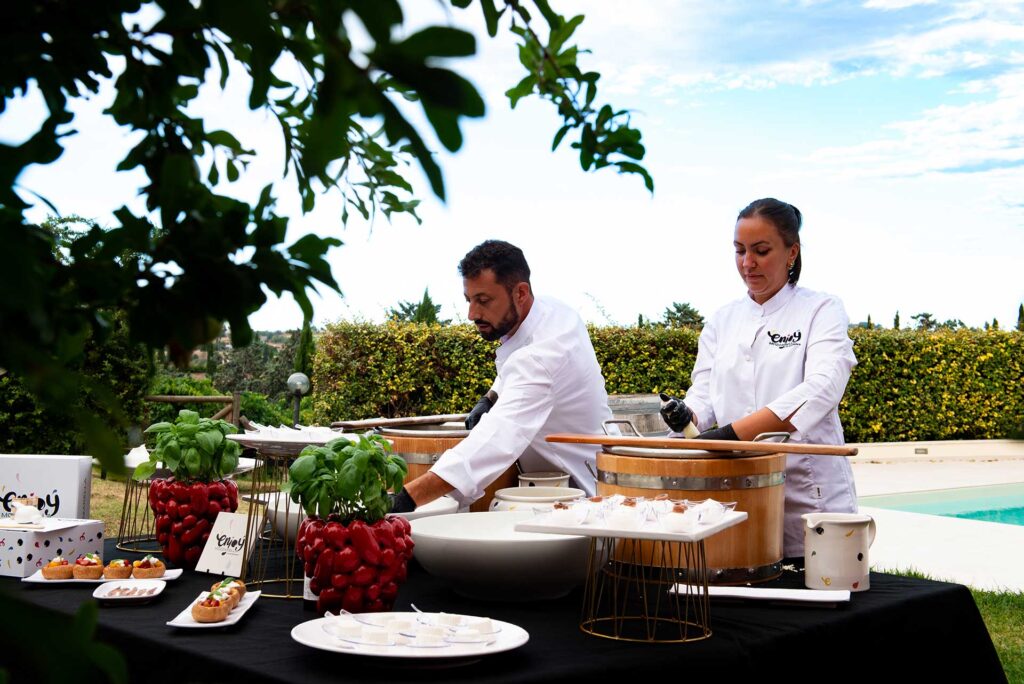 show cooking live di enjoy mozzarella